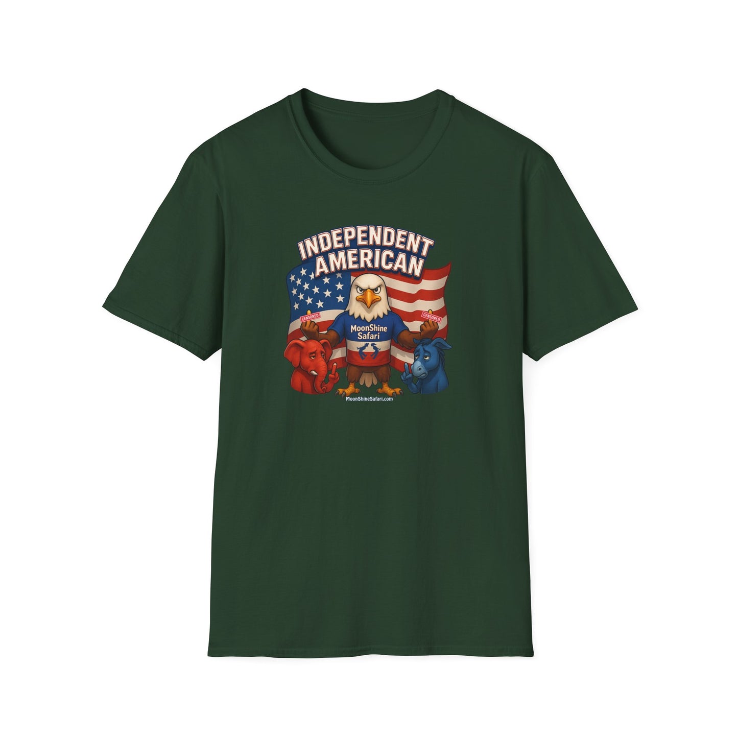 MoonShine Safari "Independent American 2.0" Unisex Softstyle T-Shirt