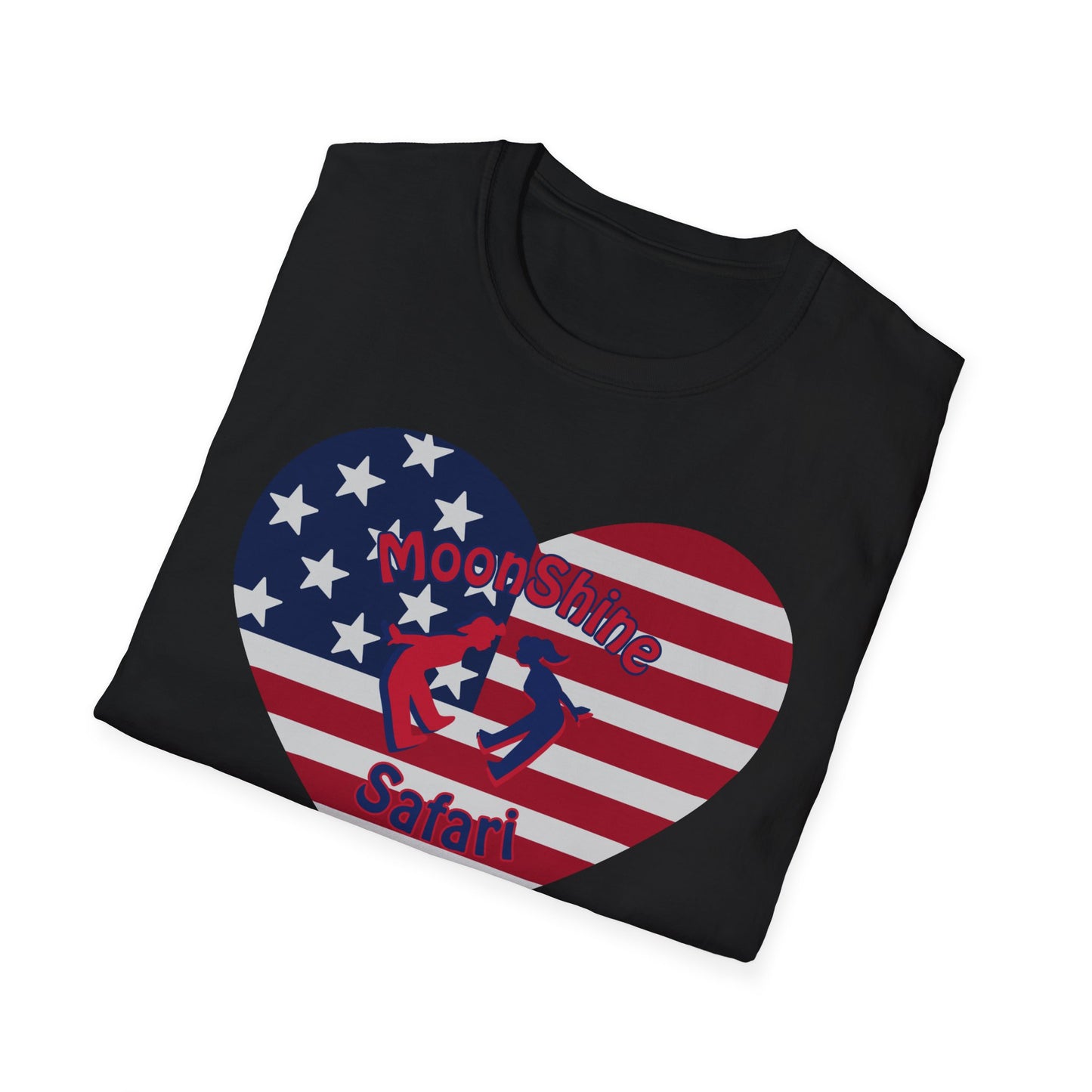 MoonShine Safari Pro-America Unisex Softstyle T-Shirt