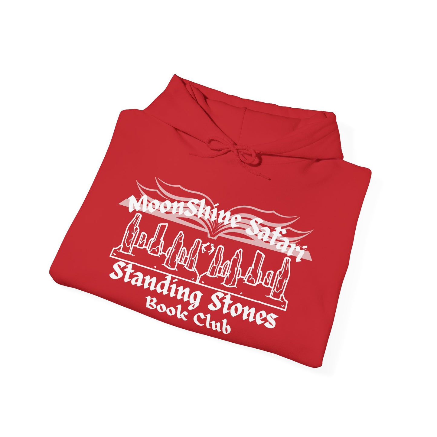 MoonShine Safari "Standing Stones Book Club" Unisex Heavy Blend™ Hooded Sweatshirt