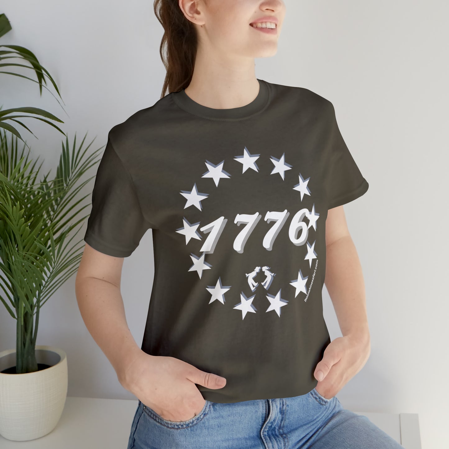 MoonShine Safari 1776 Patriotic Unisex Jersey Short Sleeve Tee