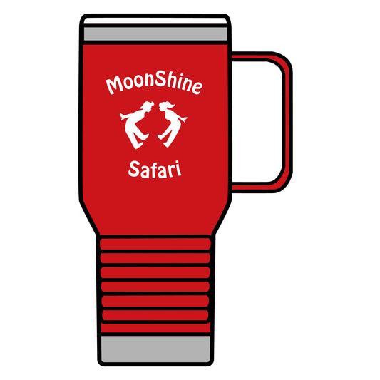 MoonShine Safari Logo Travel Mug, 20oz
