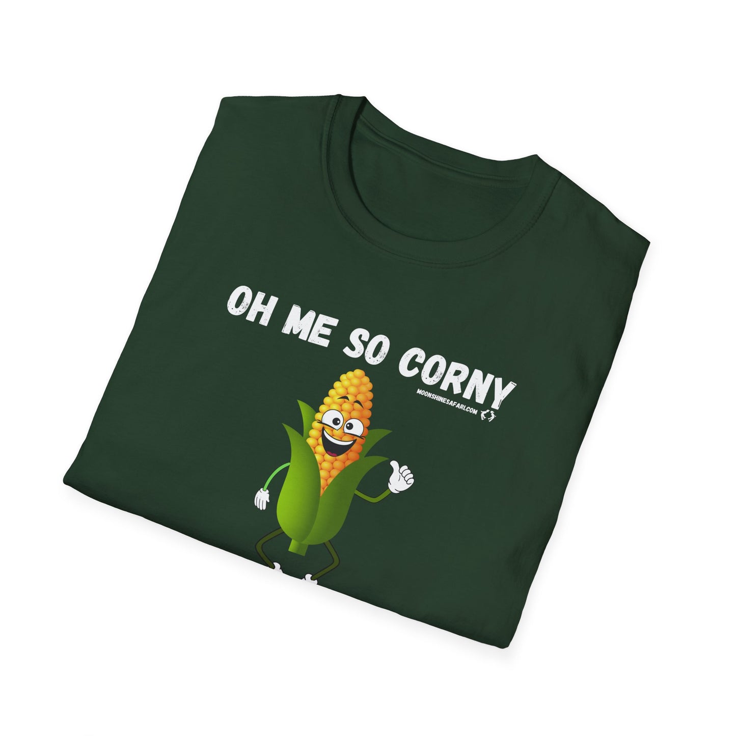MoonShine Safari "Oh Me So Corny" Unisex Softstyle Humor T-Shirt