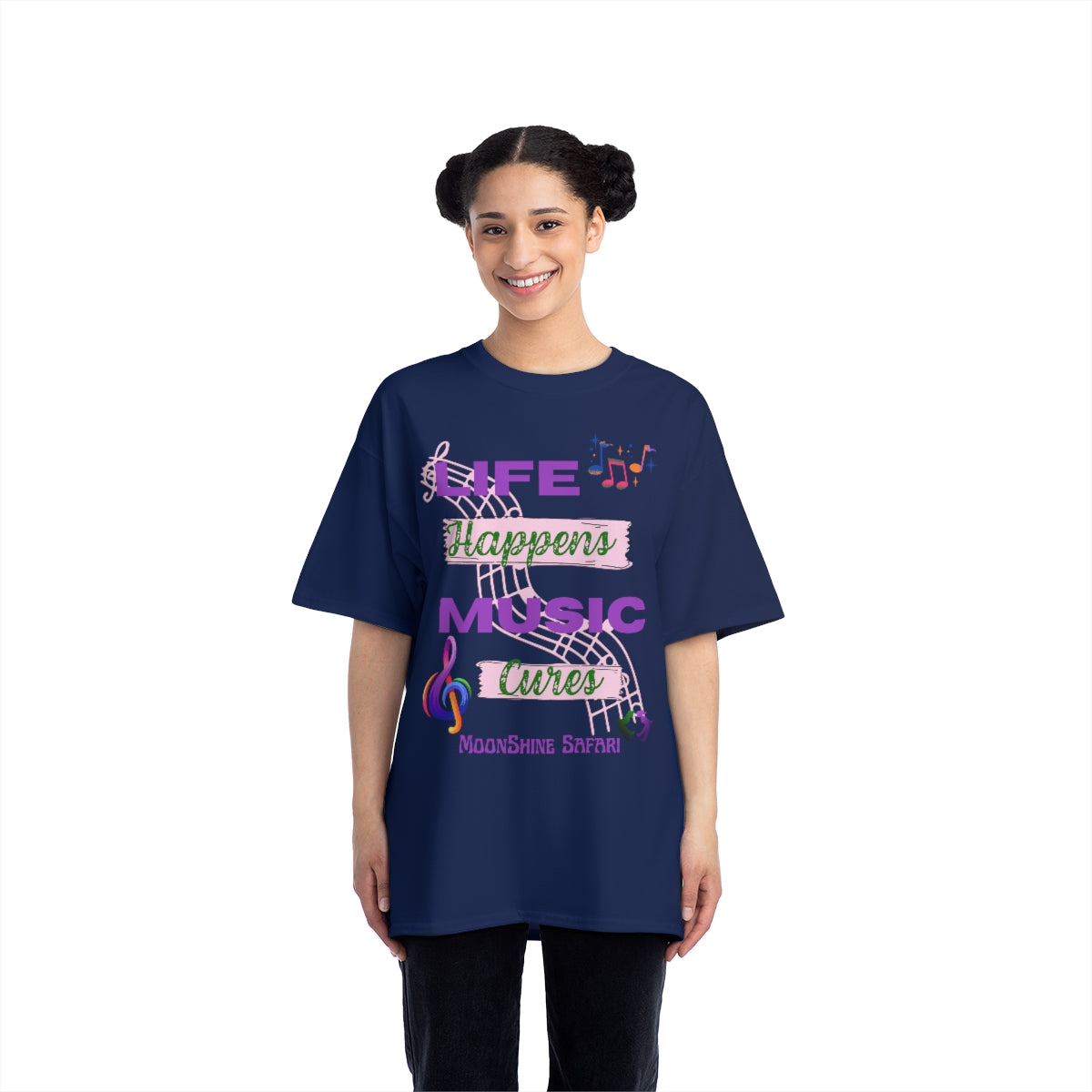 MoonShine Safari Music Cures Beefy-T® Short-Sleeve T-Shirt