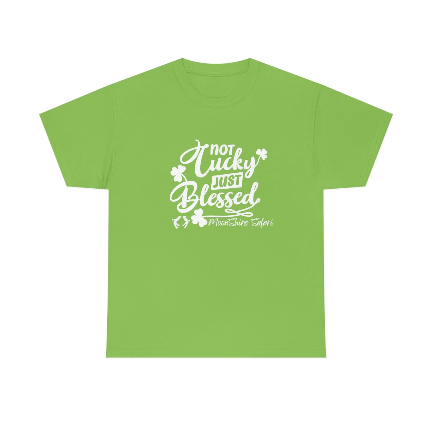 MoonShine Safari Blessed Not Lucky Unisex Heavy Cotton Tee