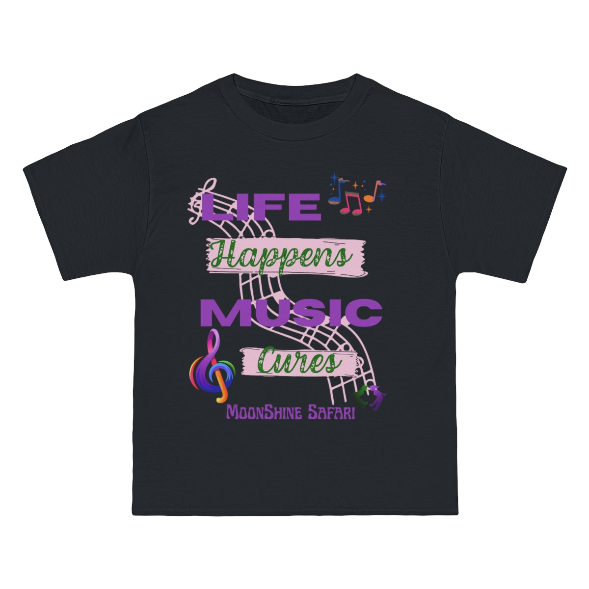 MoonShine Safari Music Cures Beefy-T® Short-Sleeve T-Shirt