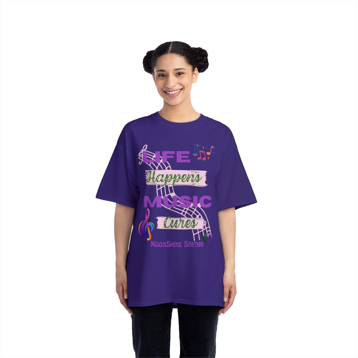 MoonShine Safari Music Cures Beefy-T® Short-Sleeve T-Shirt