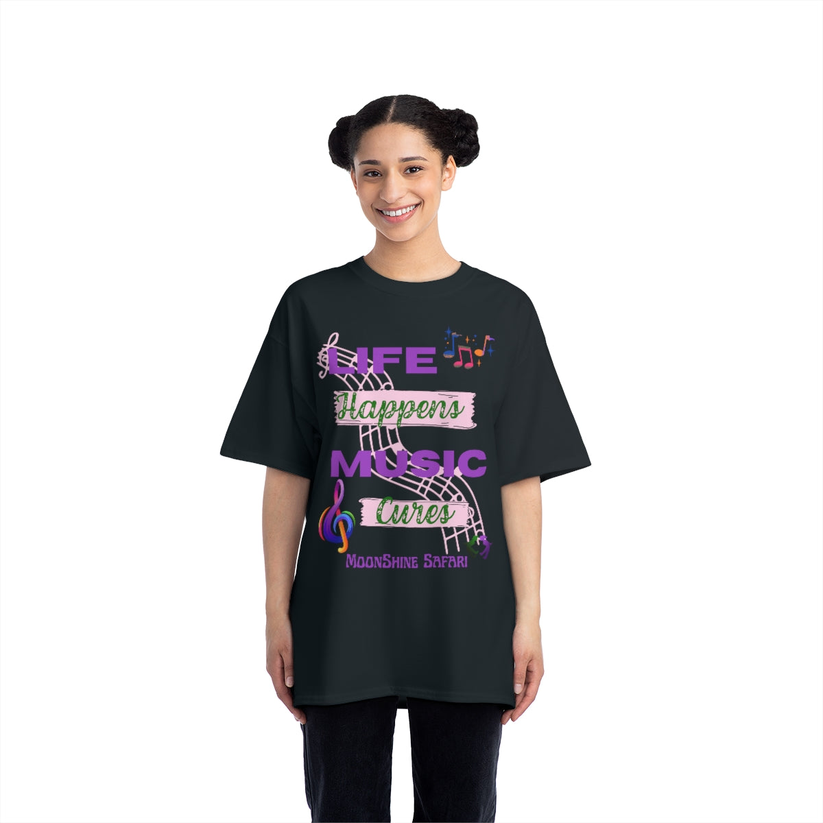 MoonShine Safari Music Cures Beefy-T® Short-Sleeve T-Shirt
