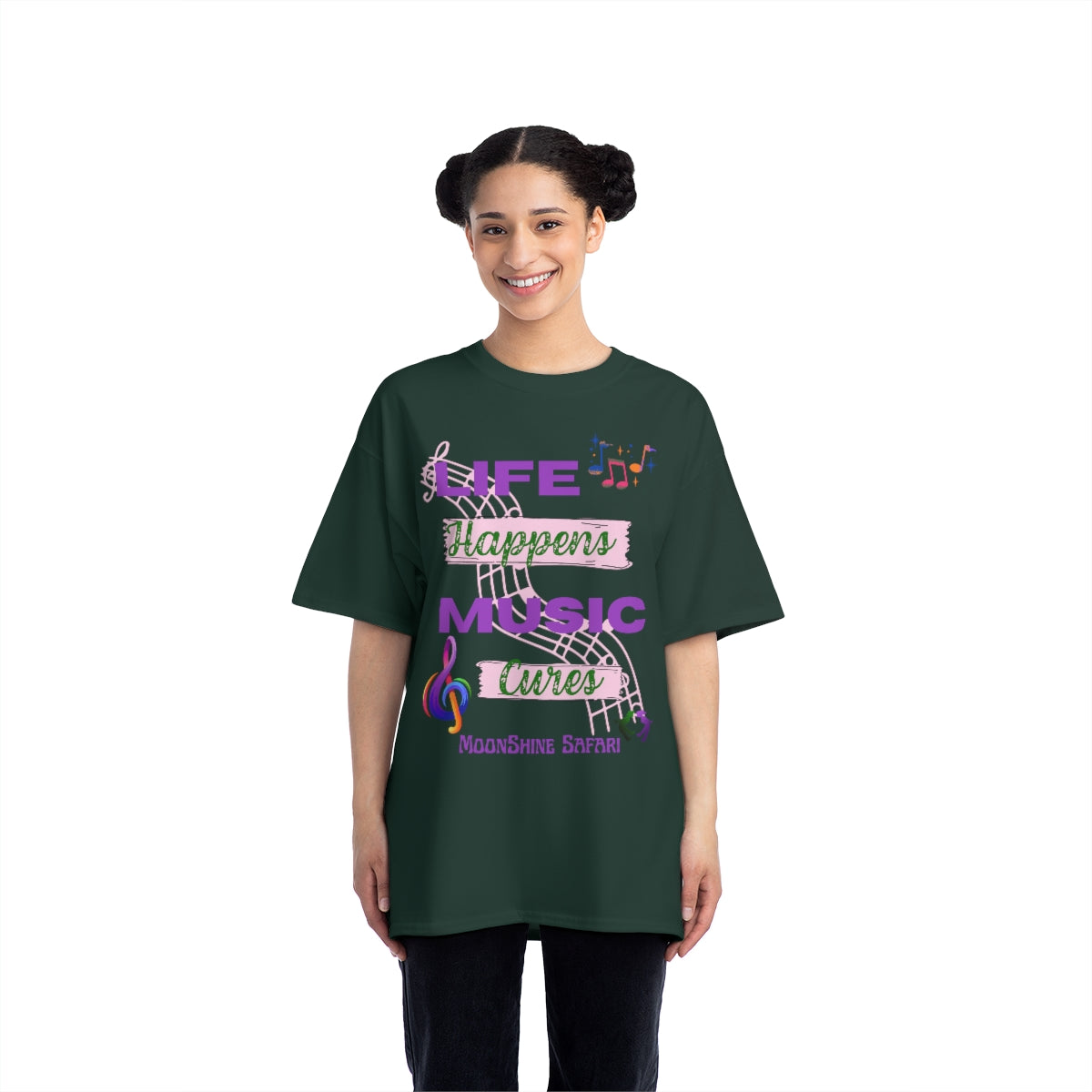 MoonShine Safari Music Cures Beefy-T® Short-Sleeve T-Shirt