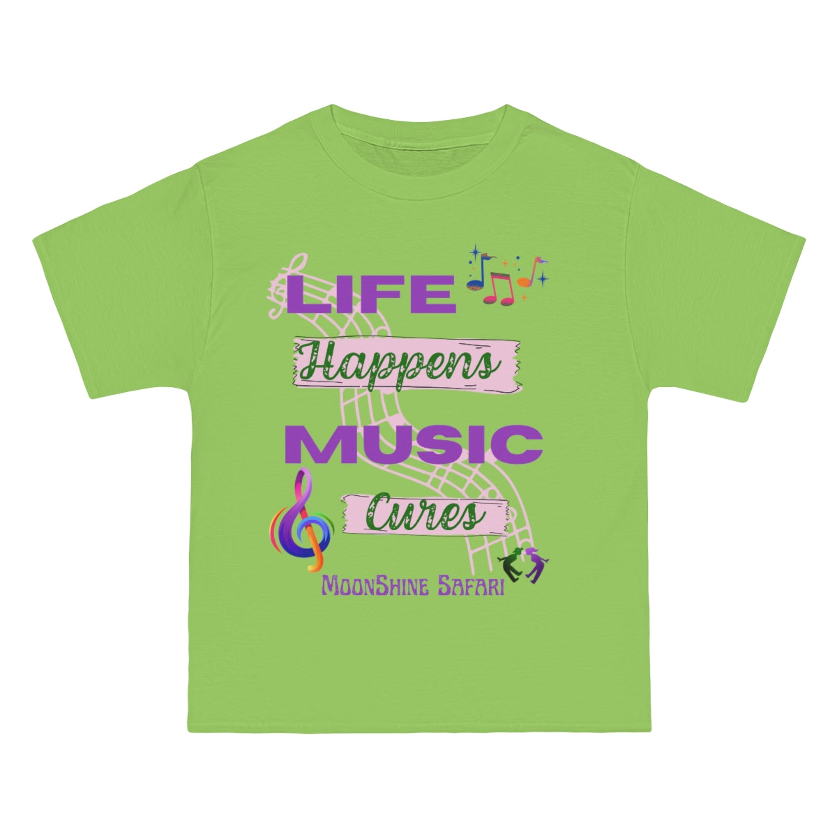 MoonShine Safari Music Cures Beefy-T® Short-Sleeve T-Shirt
