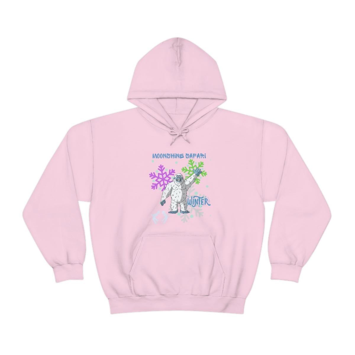 MoonShine Safari Winter Bumble Unisex Heavy Blend™ Hooded Sweatshirt