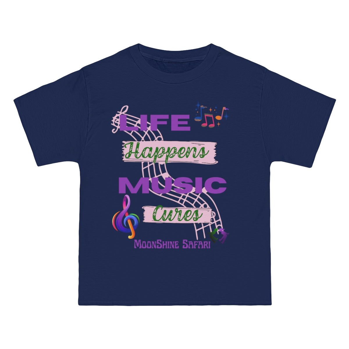 MoonShine Safari Music Cures Beefy-T® Short-Sleeve T-Shirt