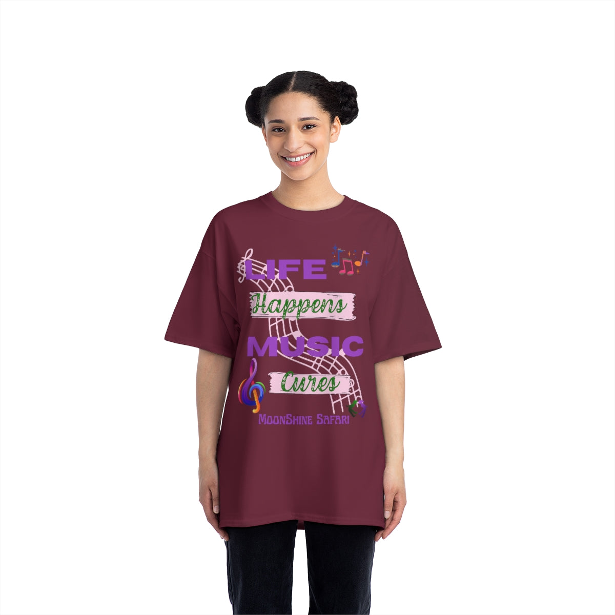 MoonShine Safari Music Cures Beefy-T® Short-Sleeve T-Shirt
