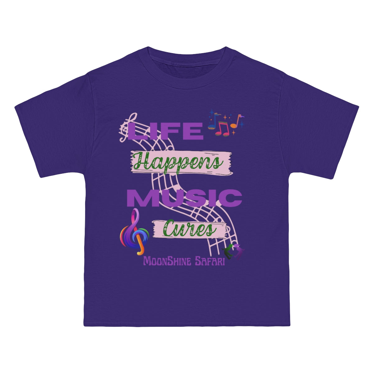 MoonShine Safari Music Cures Beefy-T® Short-Sleeve T-Shirt
