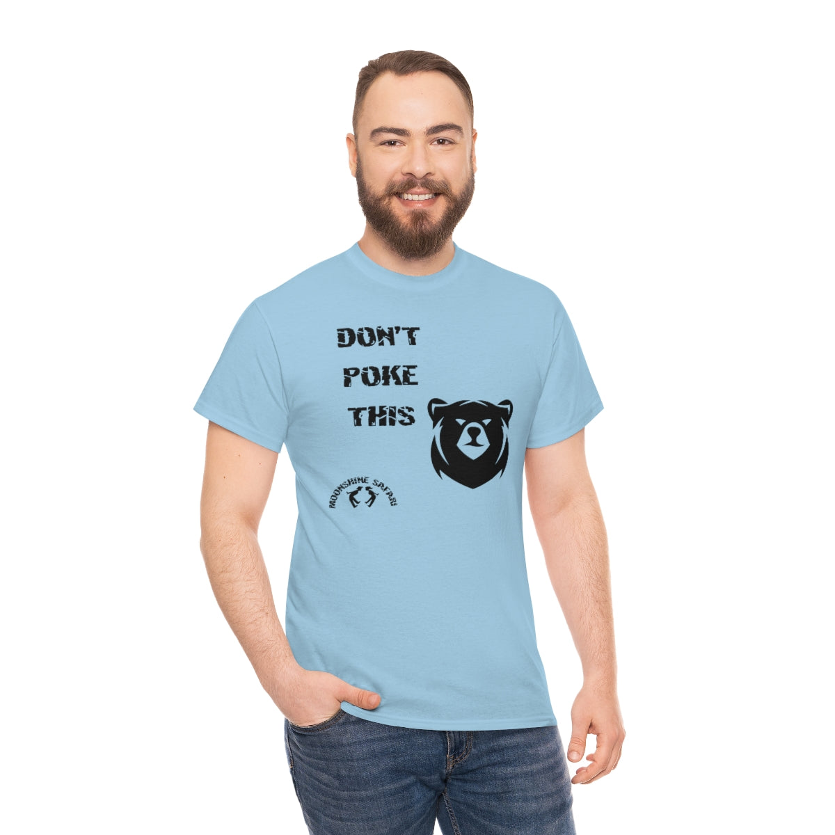 MoonShine Safari Dont Poke Unisex Heavy Cotton Tee