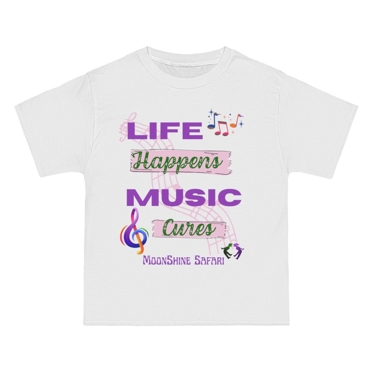MoonShine Safari Music Cures Beefy-T® Short-Sleeve T-Shirt