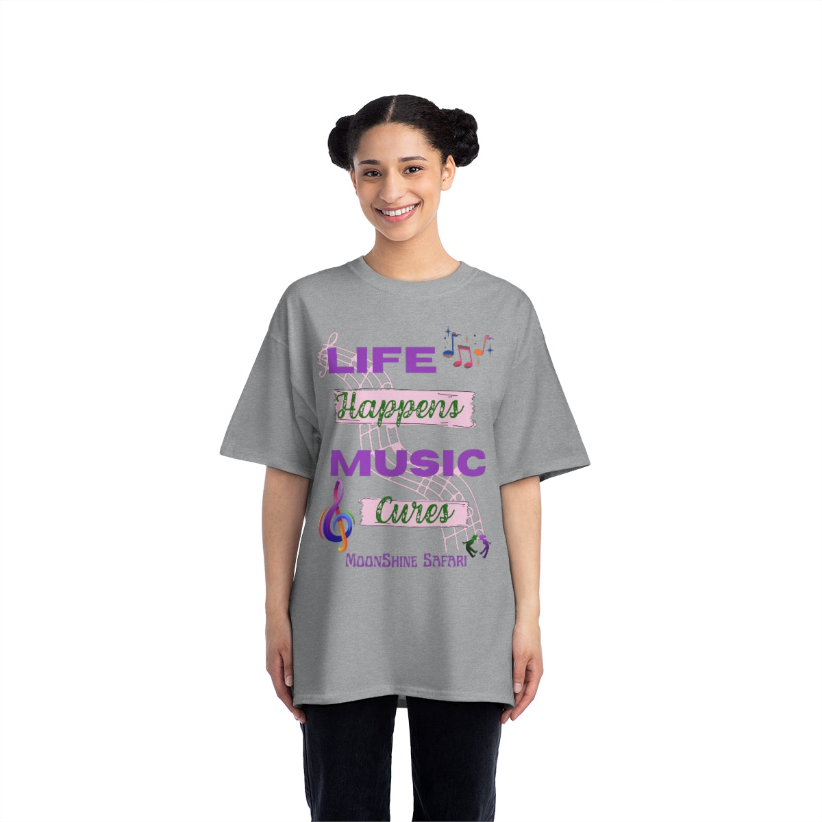 MoonShine Safari Music Cures Beefy-T® Short-Sleeve T-Shirt