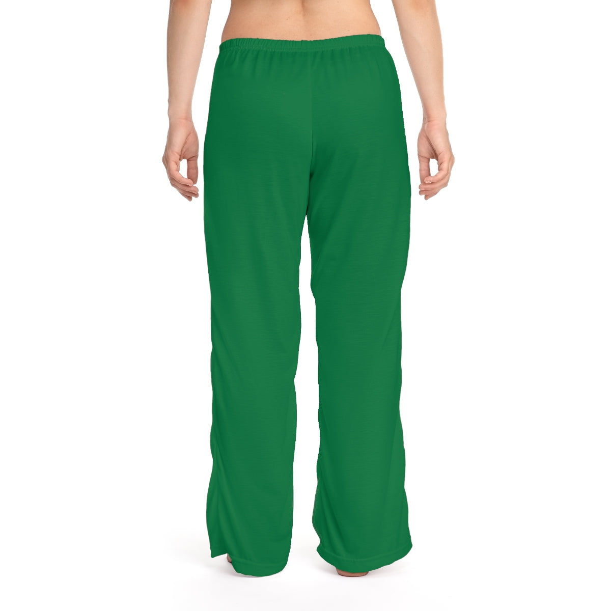 MoonShine Safari Plaid Green Women's Pajama Pants (AOP)