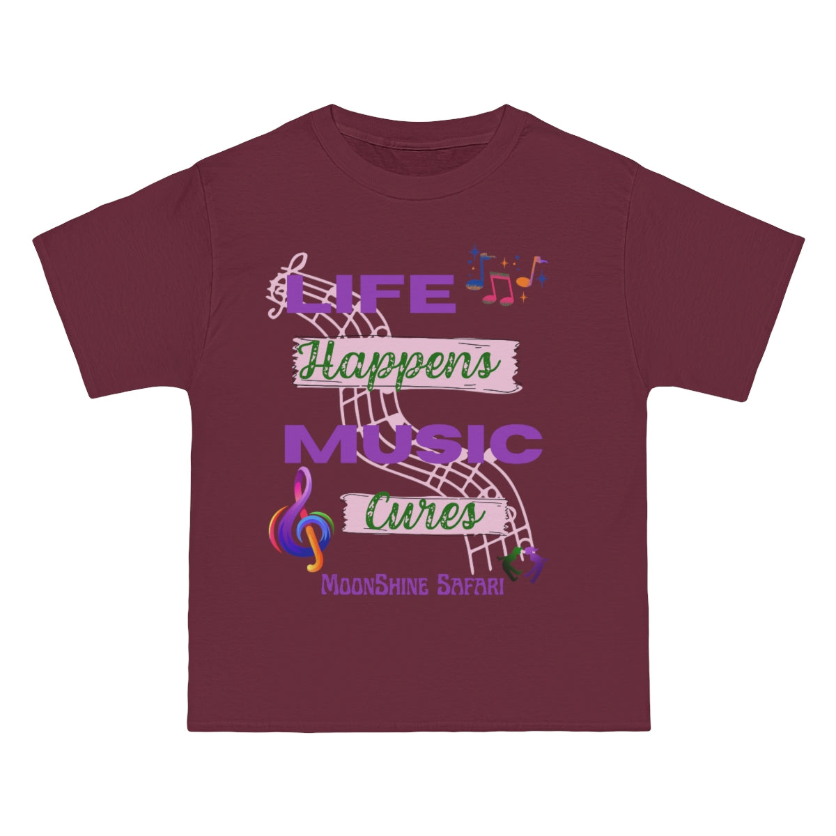 MoonShine Safari Music Cures Beefy-T® Short-Sleeve T-Shirt