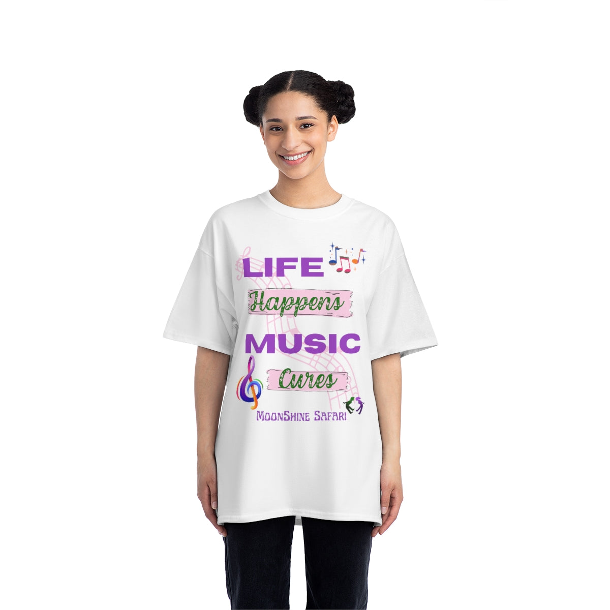 MoonShine Safari Music Cures Beefy-T® Short-Sleeve T-Shirt