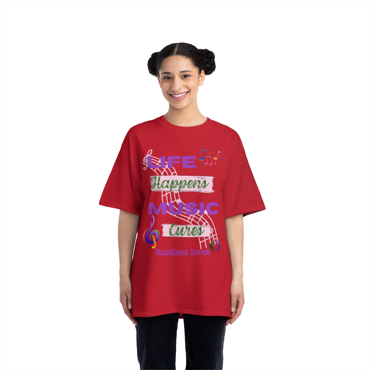 MoonShine Safari Music Cures Beefy-T® Short-Sleeve T-Shirt