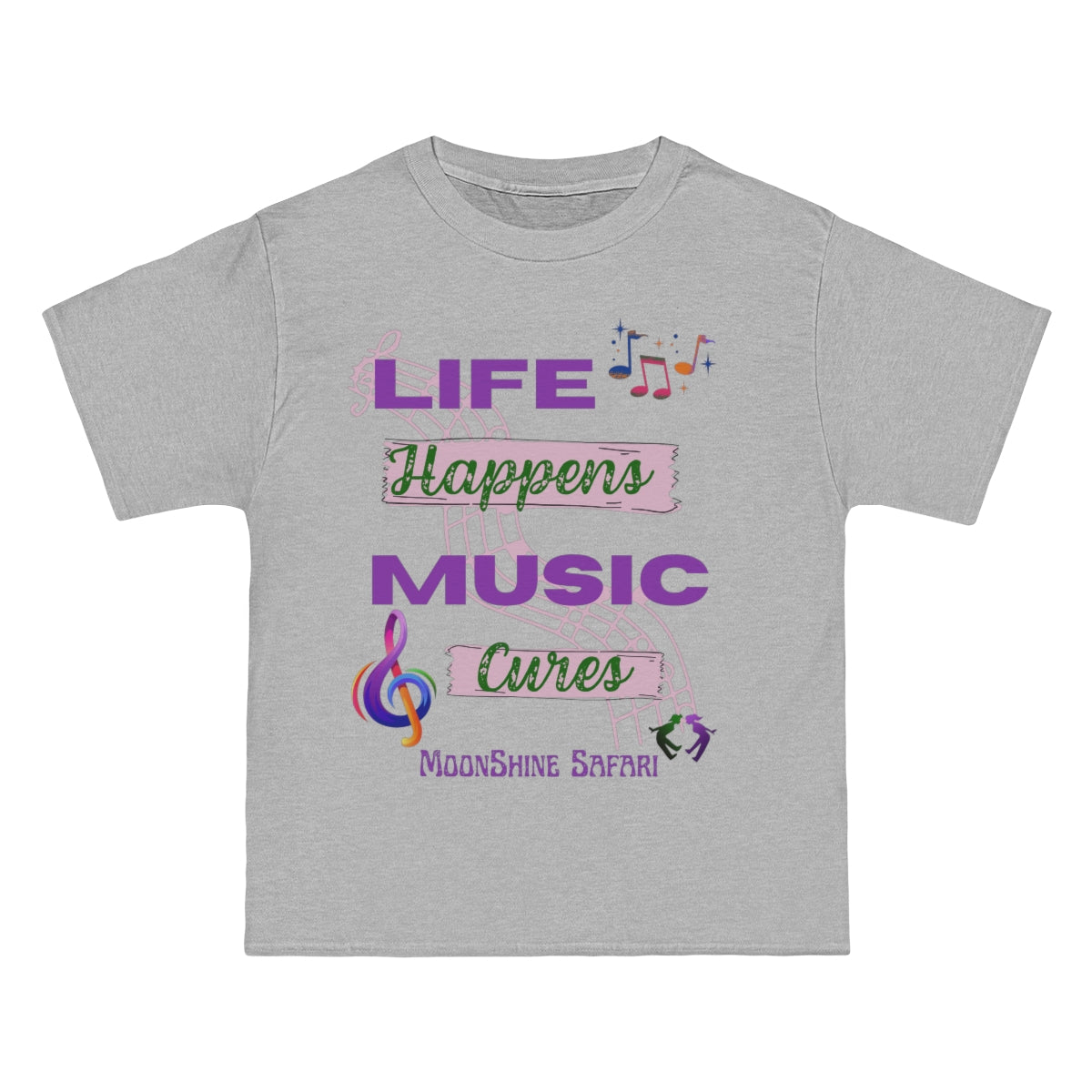 MoonShine Safari Music Cures Beefy-T® Short-Sleeve T-Shirt