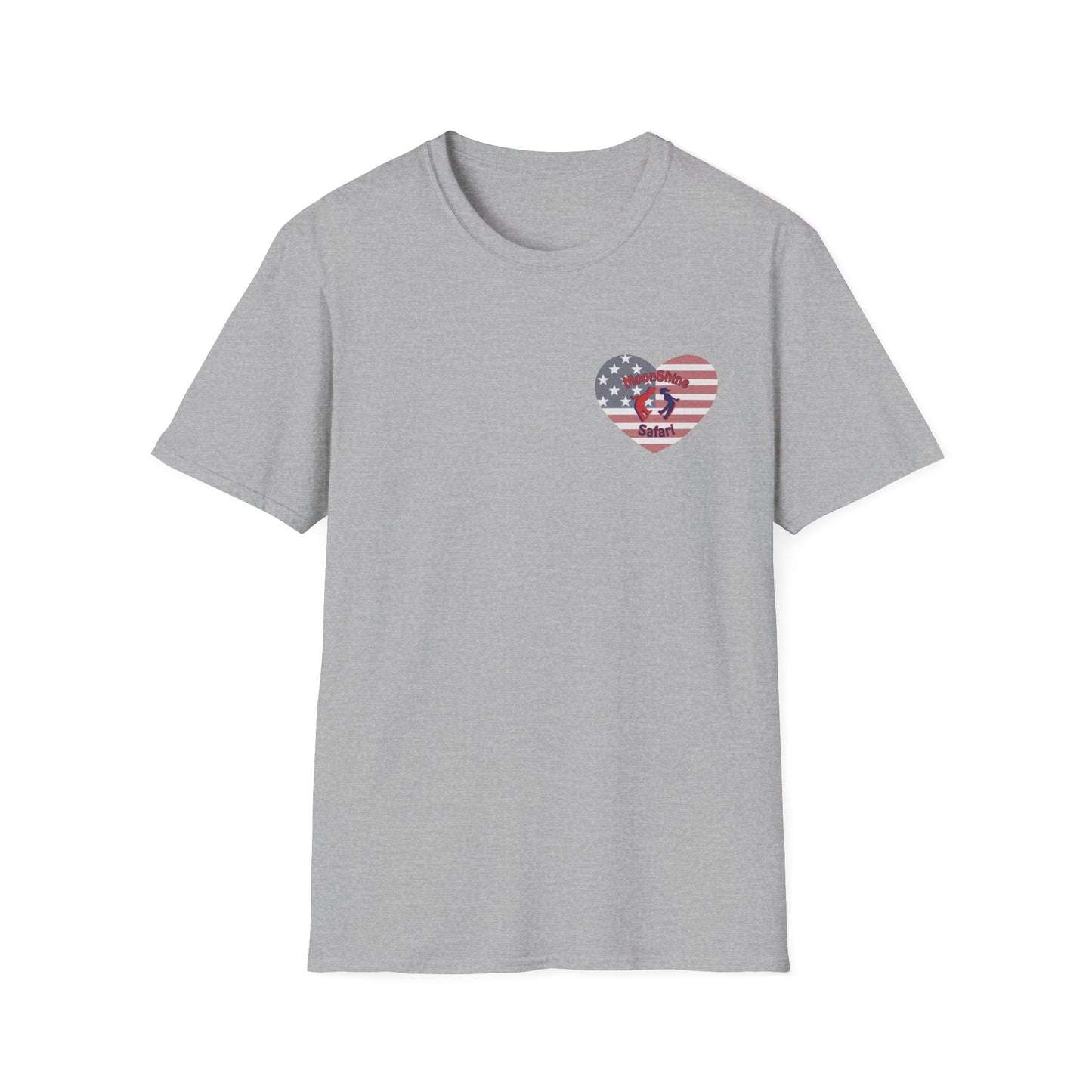 MoonShine Safari "American Bass" Unisex Softstyle T-Shirt