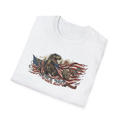MoonShine Safari "USA 250- Dino" Unisex Softstyle T-Shirt
