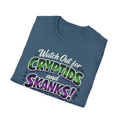 MoonShine Safari "Cryptids & Skanks" Unisex Softstyle T-Shirt