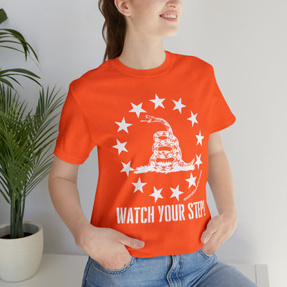 MoonShine Safar Watch Your Step Unisex Jersey Short Sleeve Tee