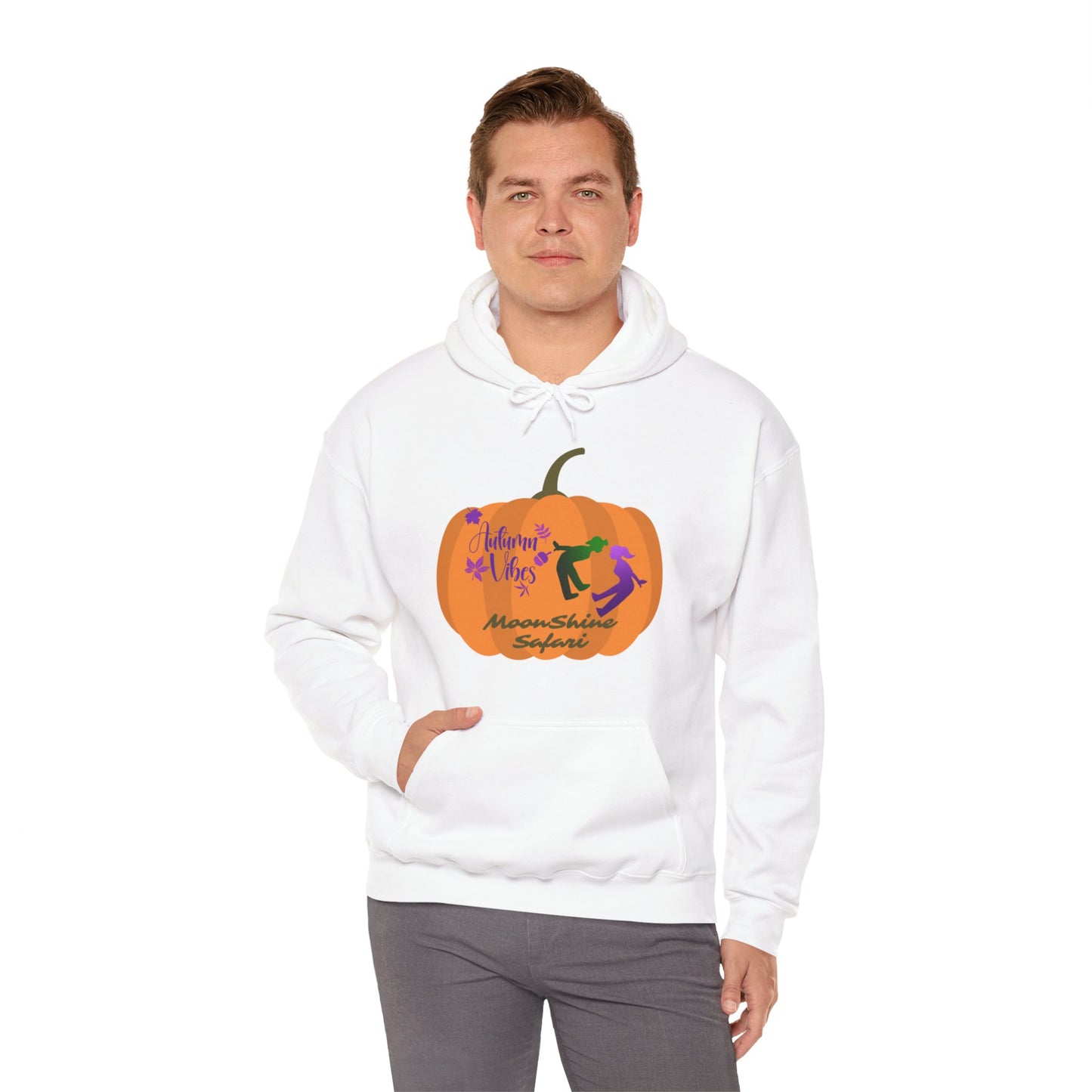 MoonShine Safari Autumn Vibes Unisex Heavy Blend™ Hooded Sweatshirt