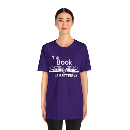 MoonShine Safari "The Book IS BETTER" Unisex Jersey Short Sleeve Tee