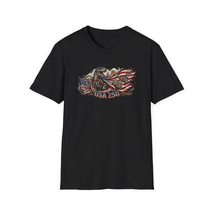 MoonShine Safari "USA 250- Dino" Unisex Softstyle T-Shirt