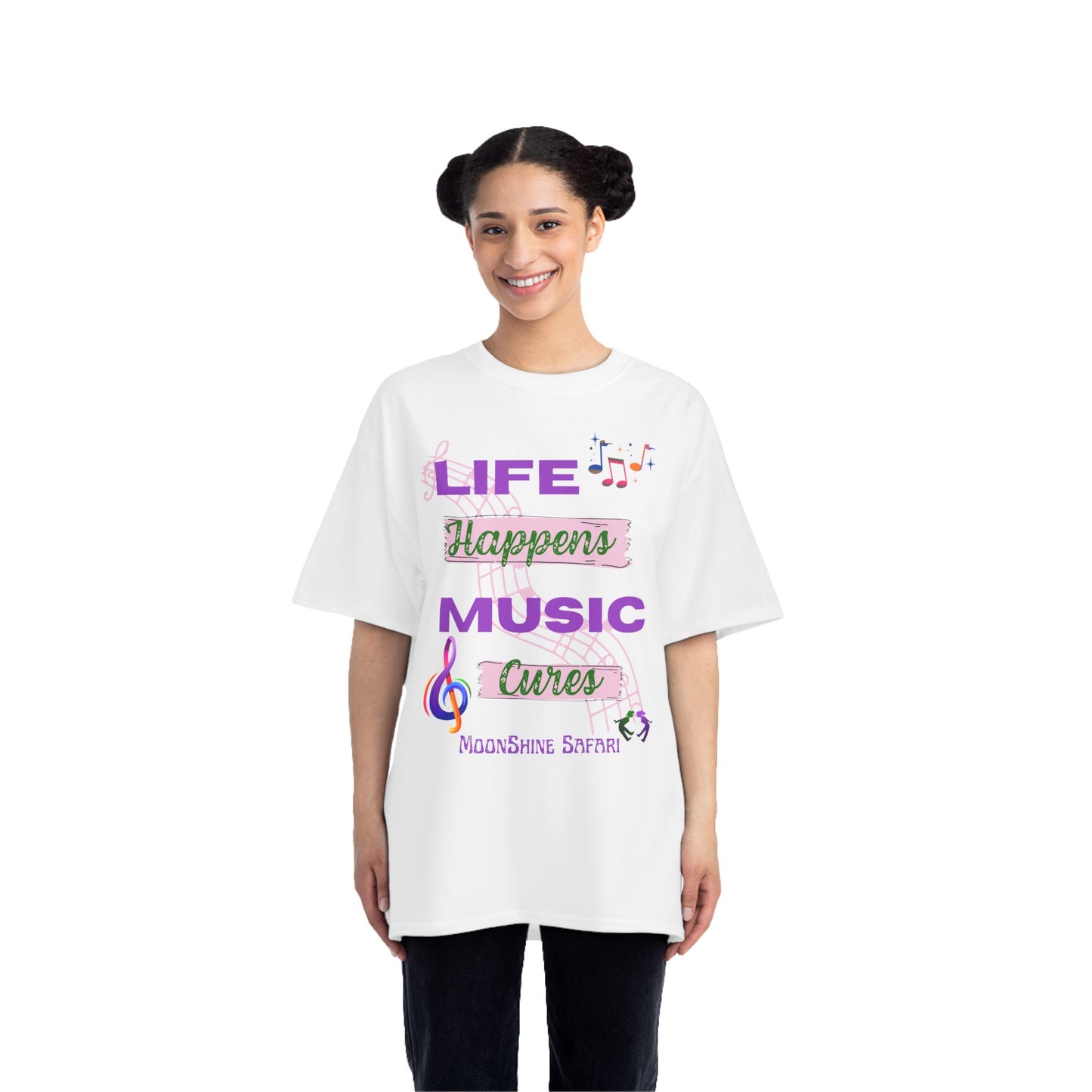MoonShine Safari Music Cures Beefy-T®  Short-Sleeve T-Shirt
