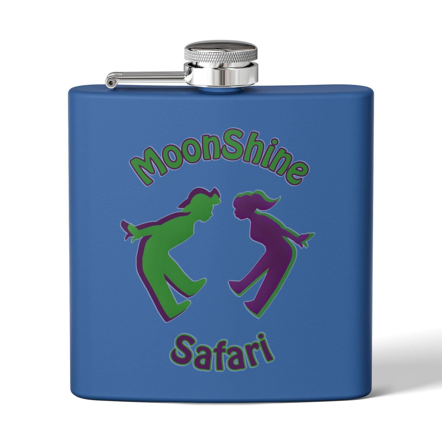 MoonShine Safari Stainless Steel Flask, 6oz