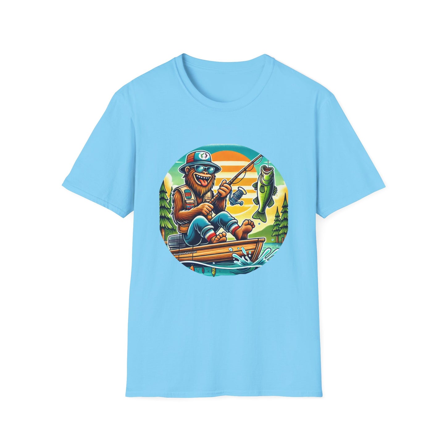 MoonShine Safari "BIG Catch" Unisex Softstyle T-Shirt