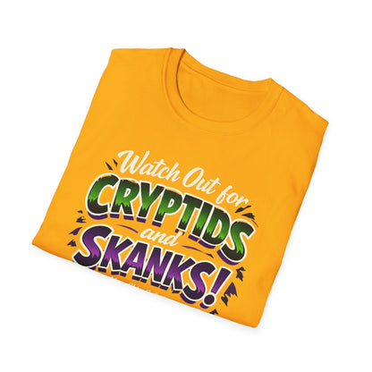 MoonShine Safari "Cryptids & Skanks" Unisex Softstyle T-Shirt