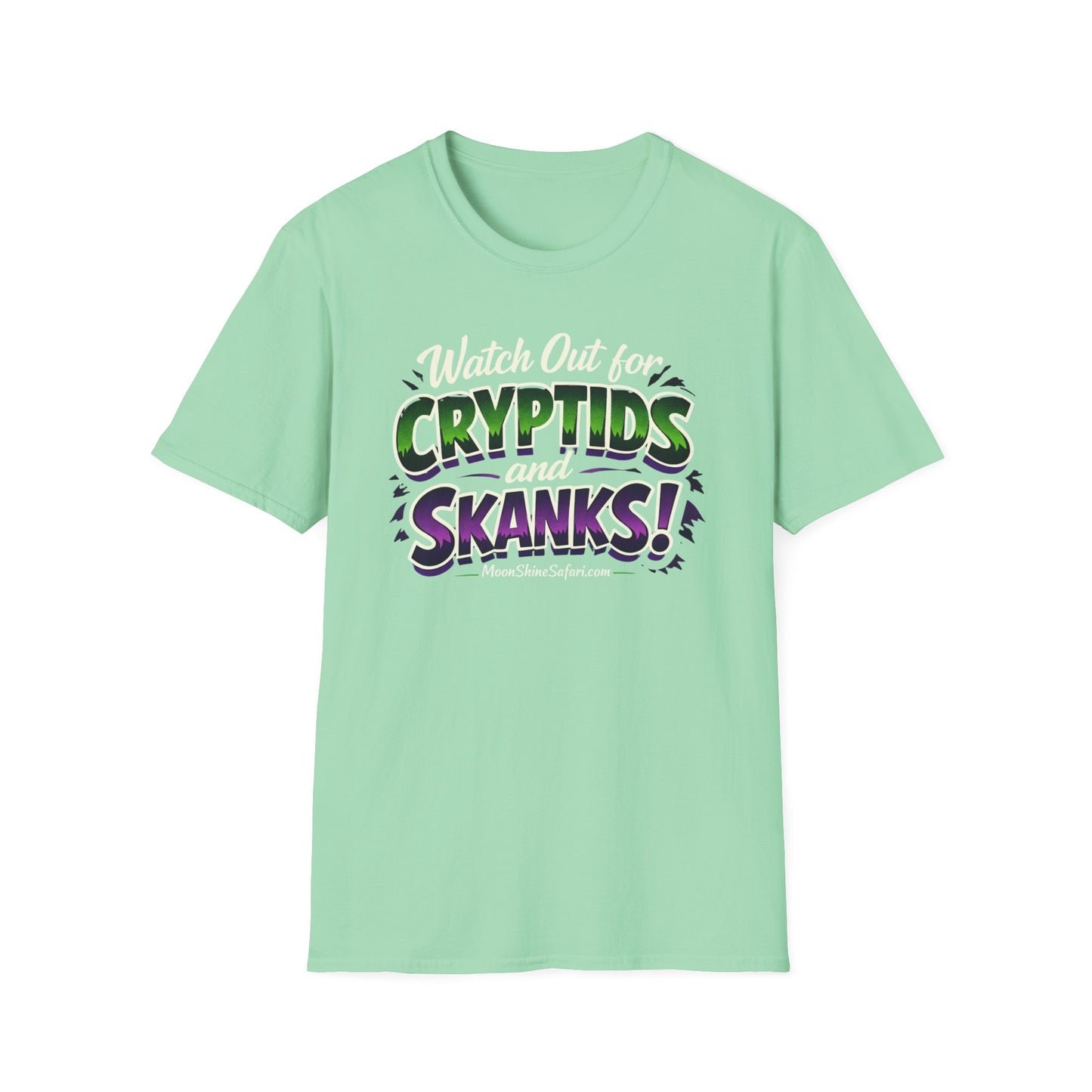 MoonShine Safari "Cryptids & Skanks" Unisex Softstyle T-Shirt
