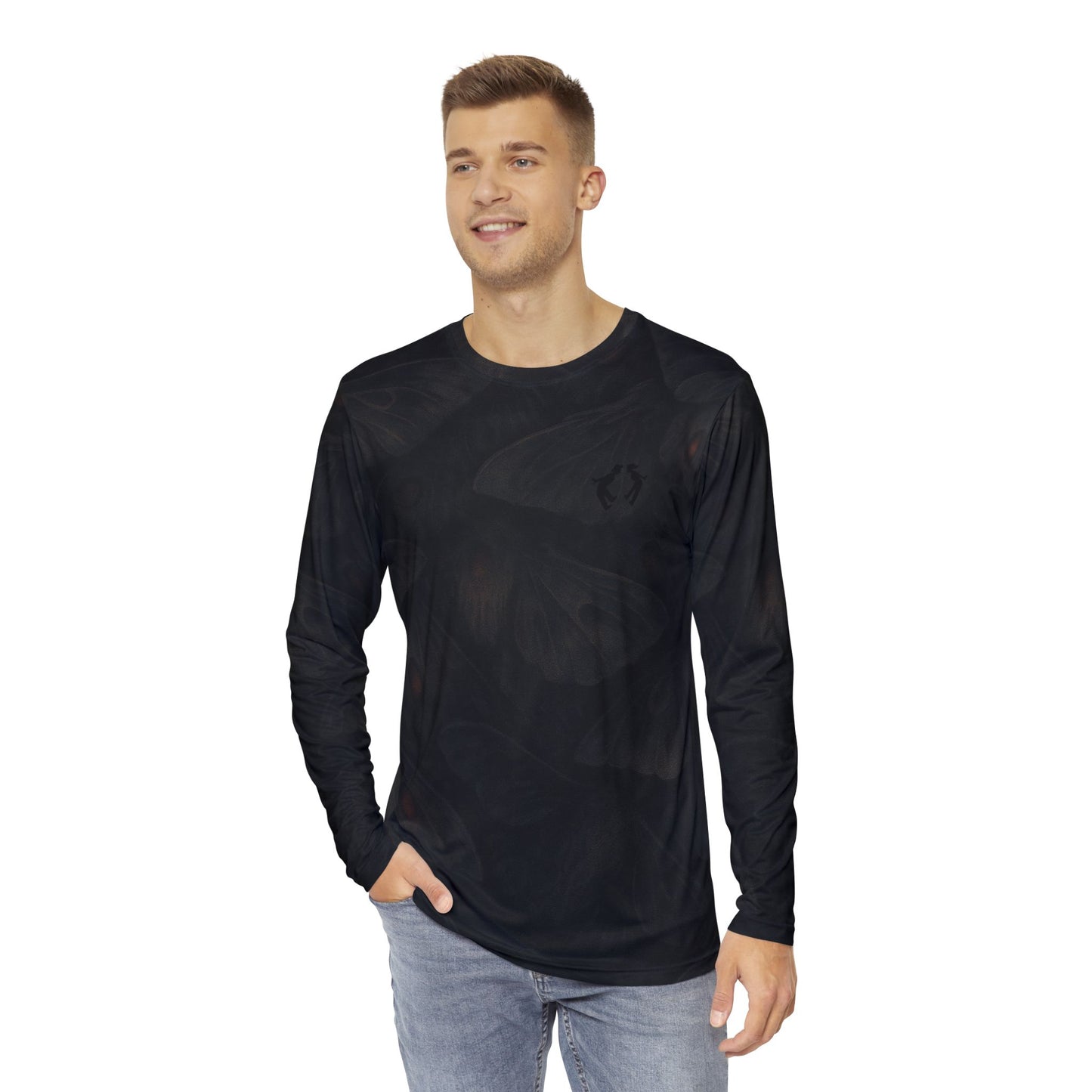 MoonShine Safari The Cryptid Club Camo Collection [The Moth] Unisex Performance long sleeve Shirt