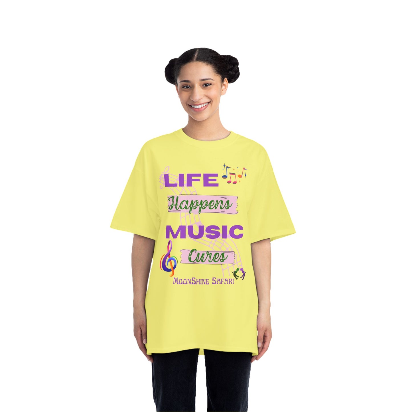 MoonShine Safari Music Cures Beefy-T®  Short-Sleeve T-Shirt
