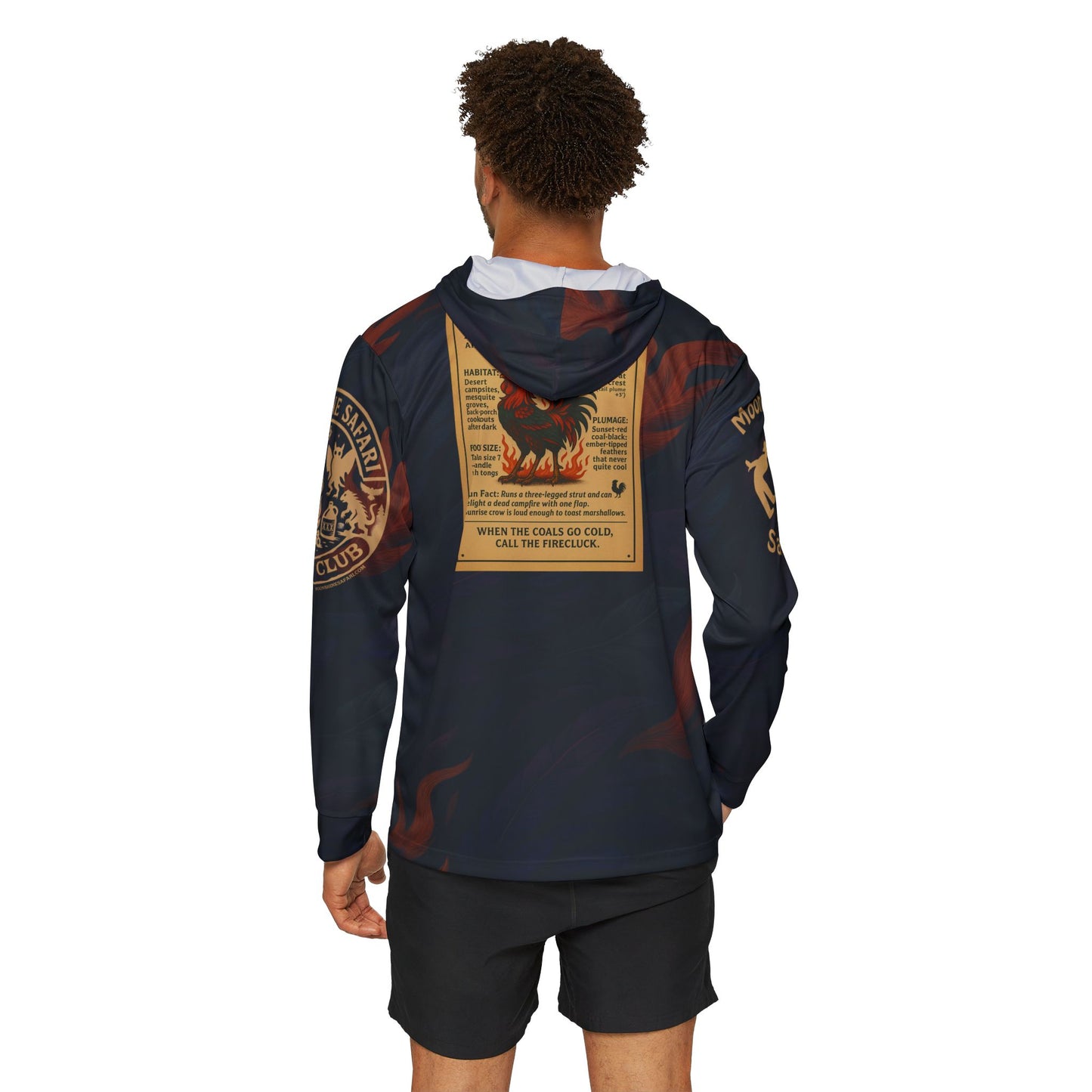 MoonShine Safari Cryptid Club Collection {The Cluck} Unisex  Sports Warmup Hoodie (AOP)