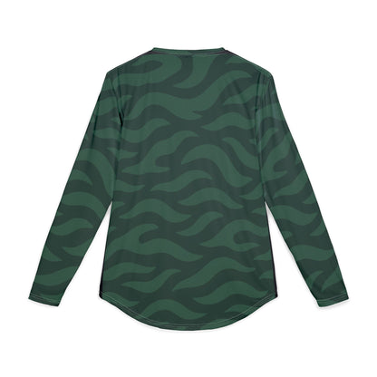MoonShine Safari Cryptid Camo Collection [The Nessie] Unisex Performance Long Sleeve Shirt