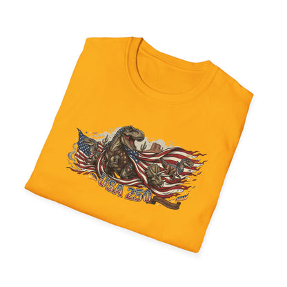 MoonShine Safari "USA 250- Dino" Unisex Softstyle T-Shirt