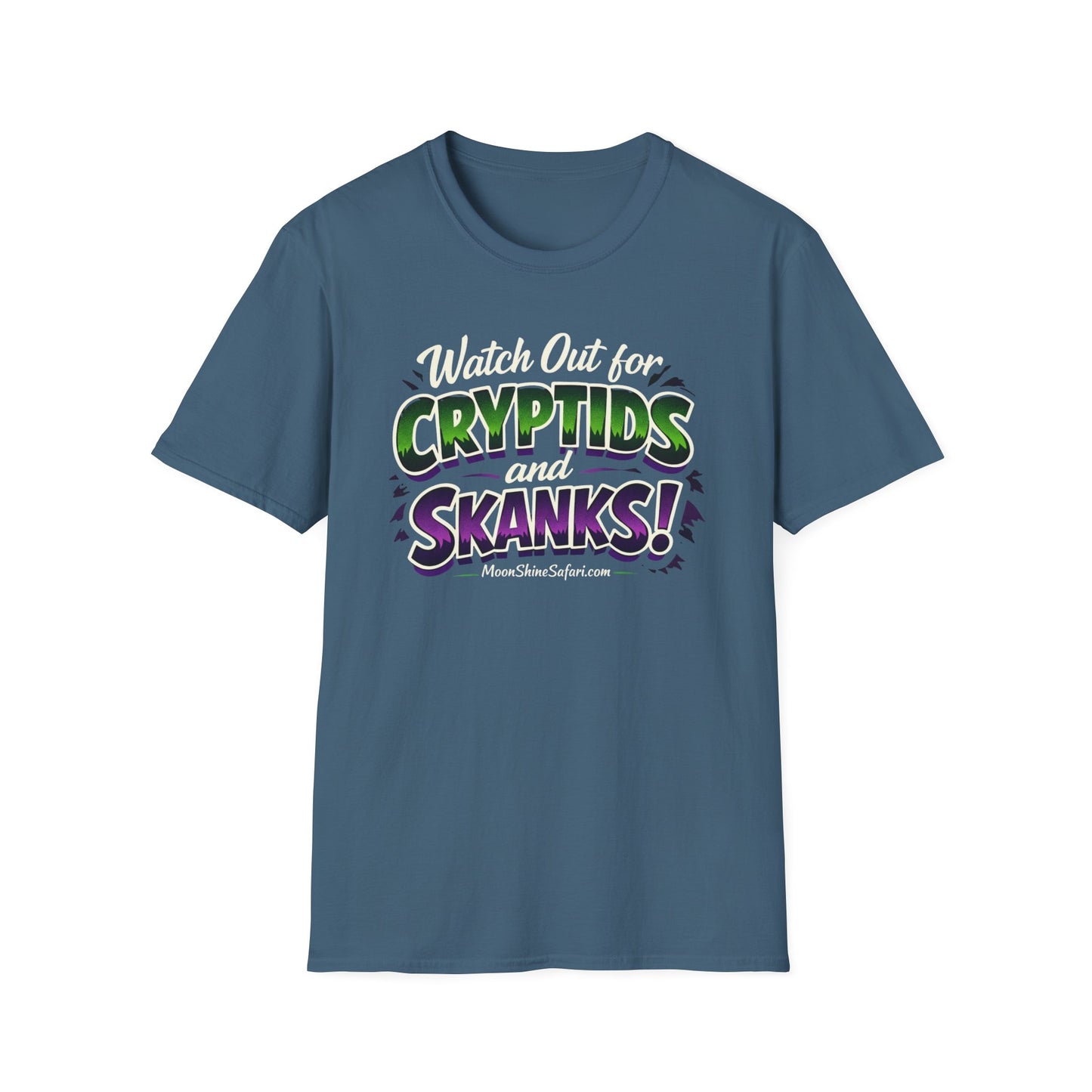 MoonShine Safari "Cryptids & Skanks" Unisex Softstyle T-Shirt