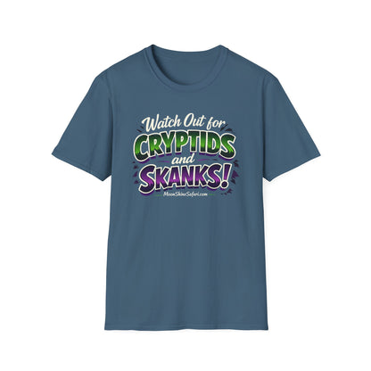 MoonShine Safari "Cryptids & Skanks" Unisex Softstyle T-Shirt