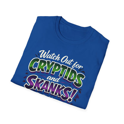 MoonShine Safari "Cryptids & Skanks" Unisex Softstyle T-Shirt