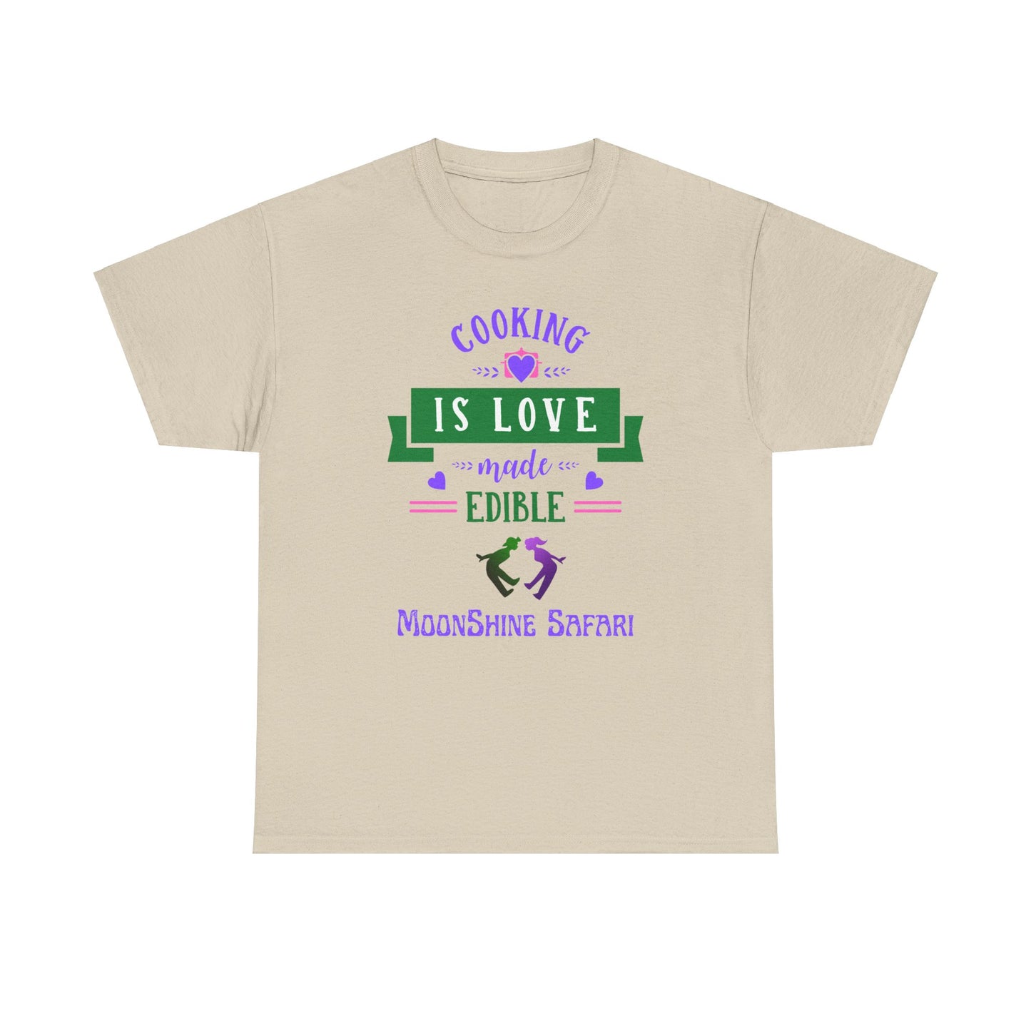 MoonShine Safari Cooking is Love Unisex Heavy Cotton Tee