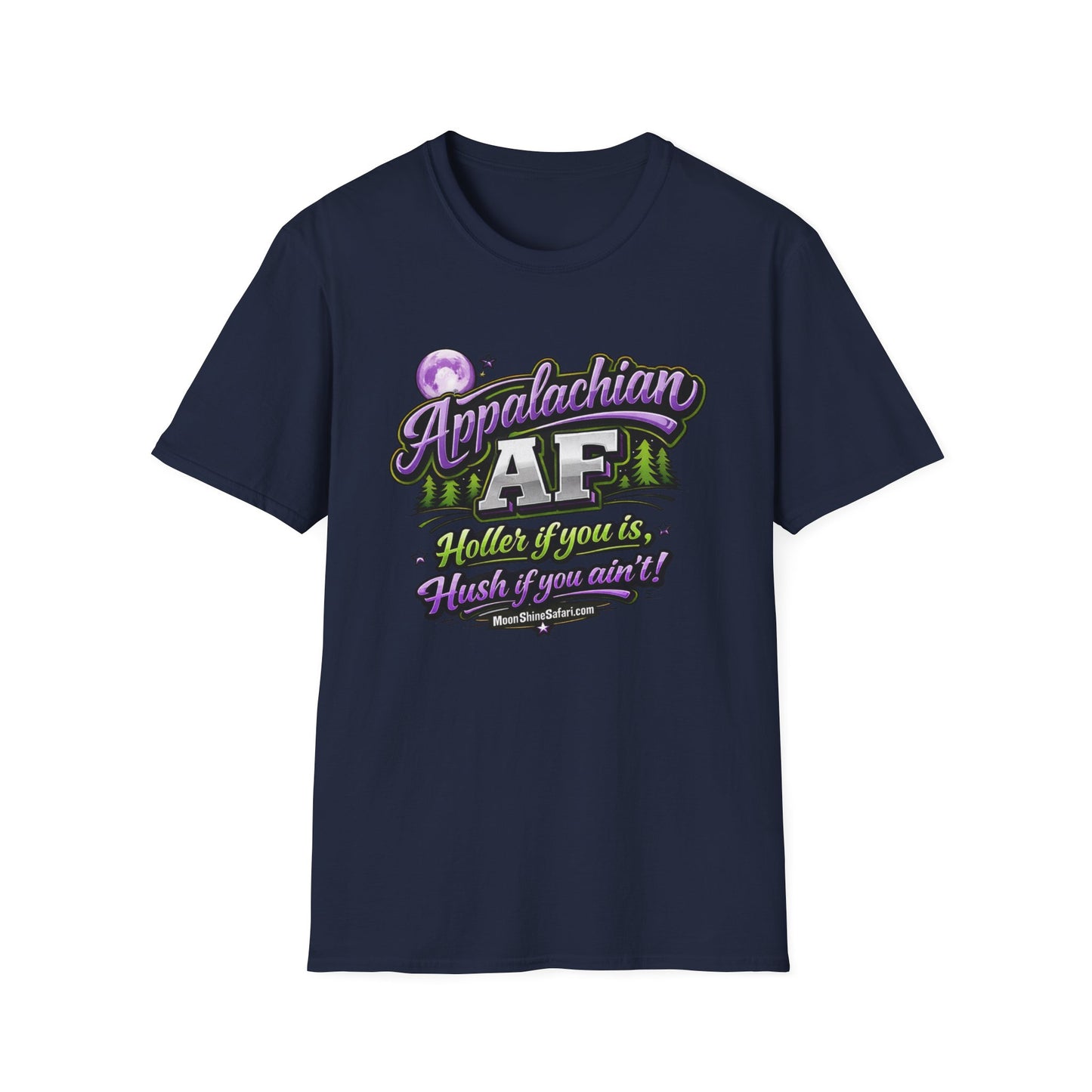 MoonShine Safari "Appalachian AF" Unisex Softstyle T-Shirt