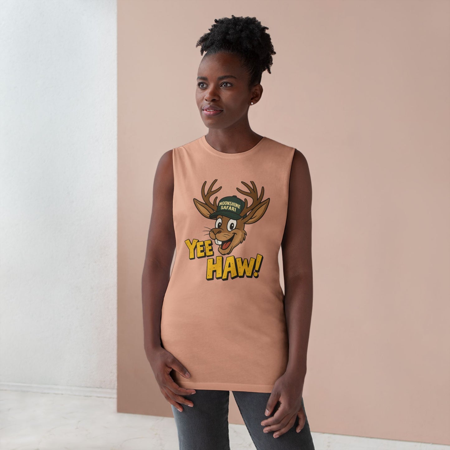 MoonShine Safari "YeeHaw Jack" Unisex Barnard Tank