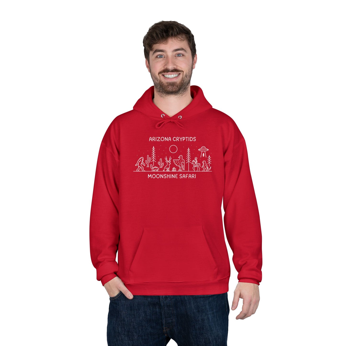 MoonShine Safari Arizona Cryptid Unisex  Pullover Hoodie Sweatshirt