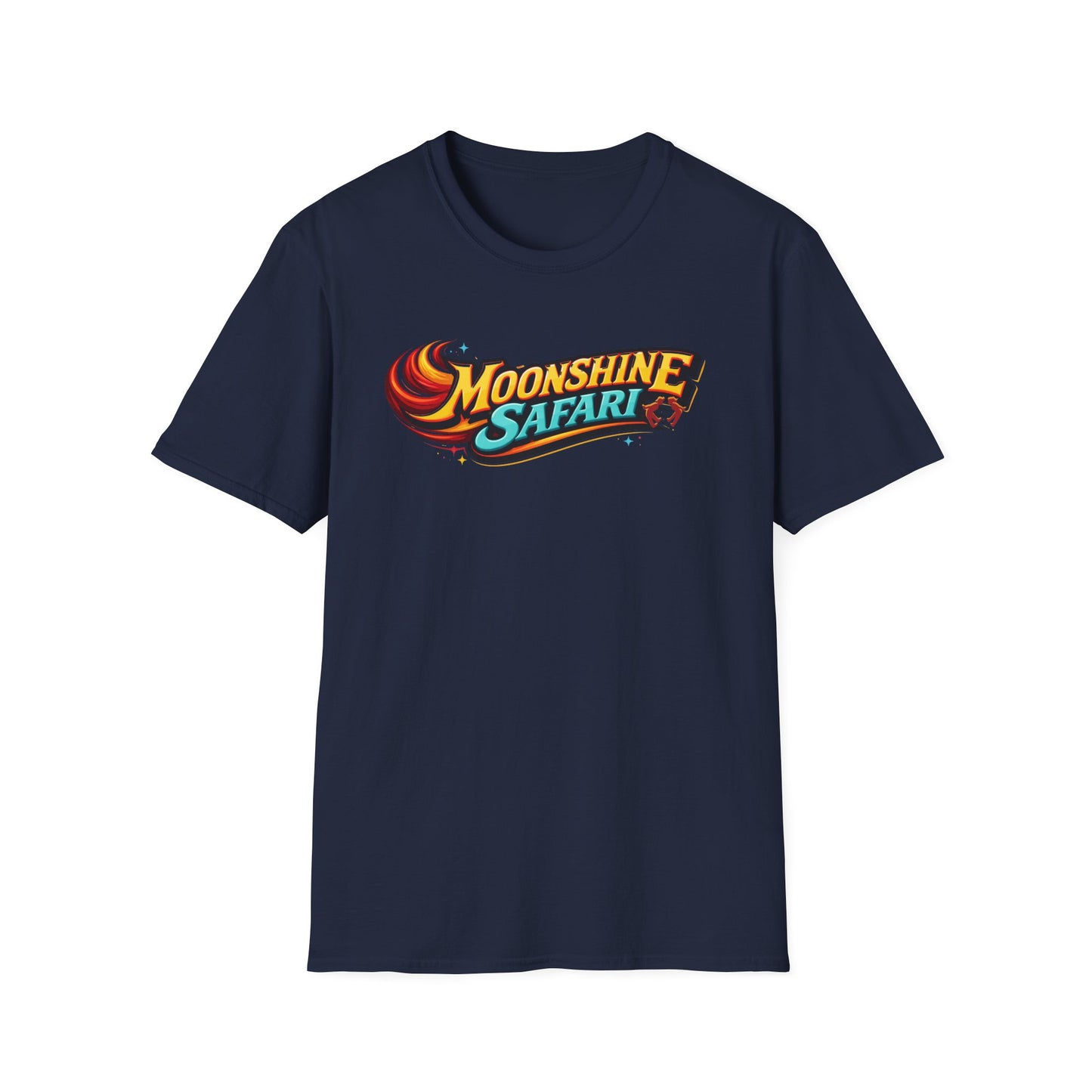 MoonShine Safari "FLT" (flame letter tee) Unisex Softstyle T-Shirt